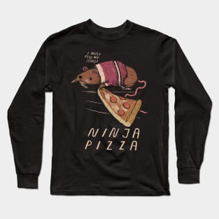 ninja pizza Long Sleeve T-Shirt